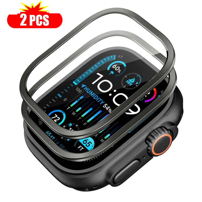Smart Watch Accessories - 2pcs Tempered Glass for Apple Watch