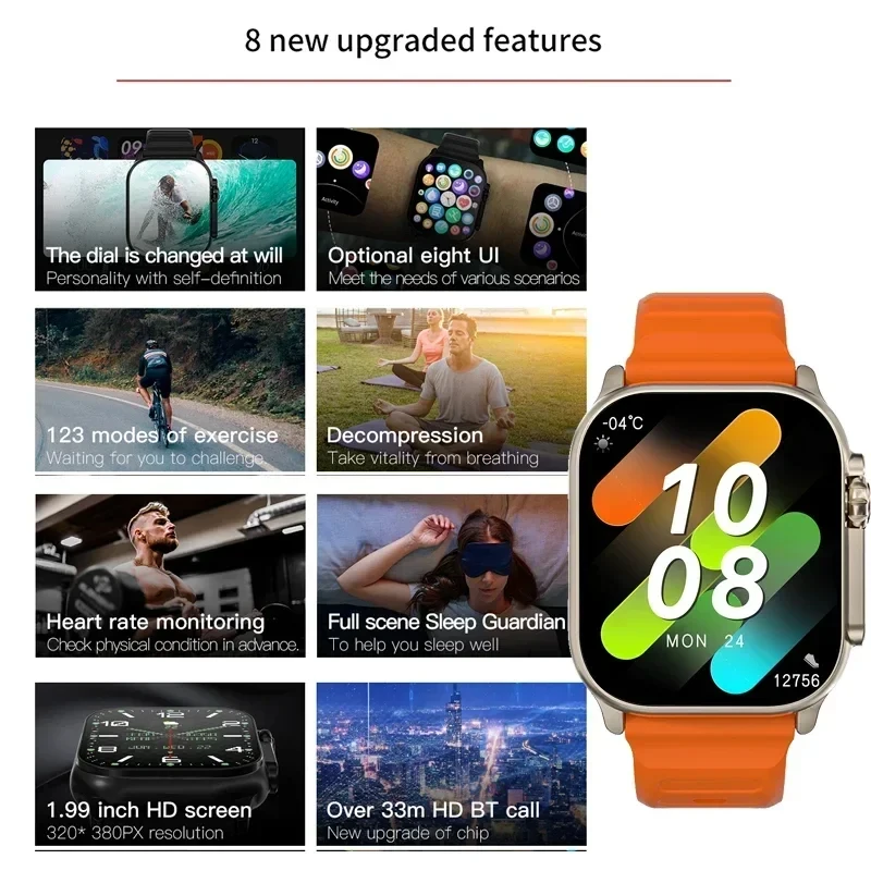 New Watch T10 Ultra Smart Watc - Smartwatch Nexus 评论和价格