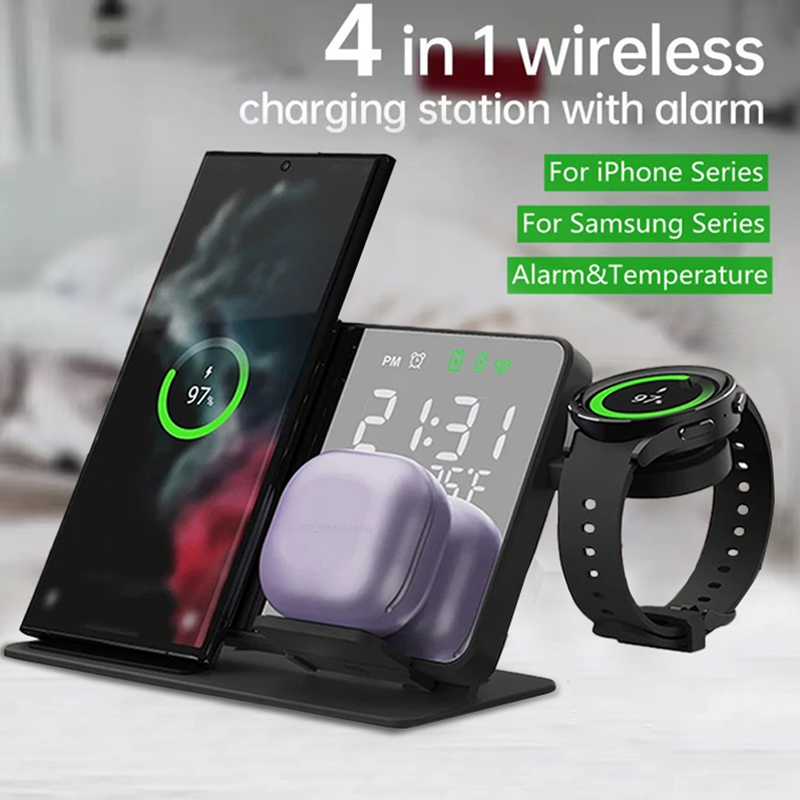 Wireless Charger Alarm Clock S - Smartwatch Ac 评论和价格