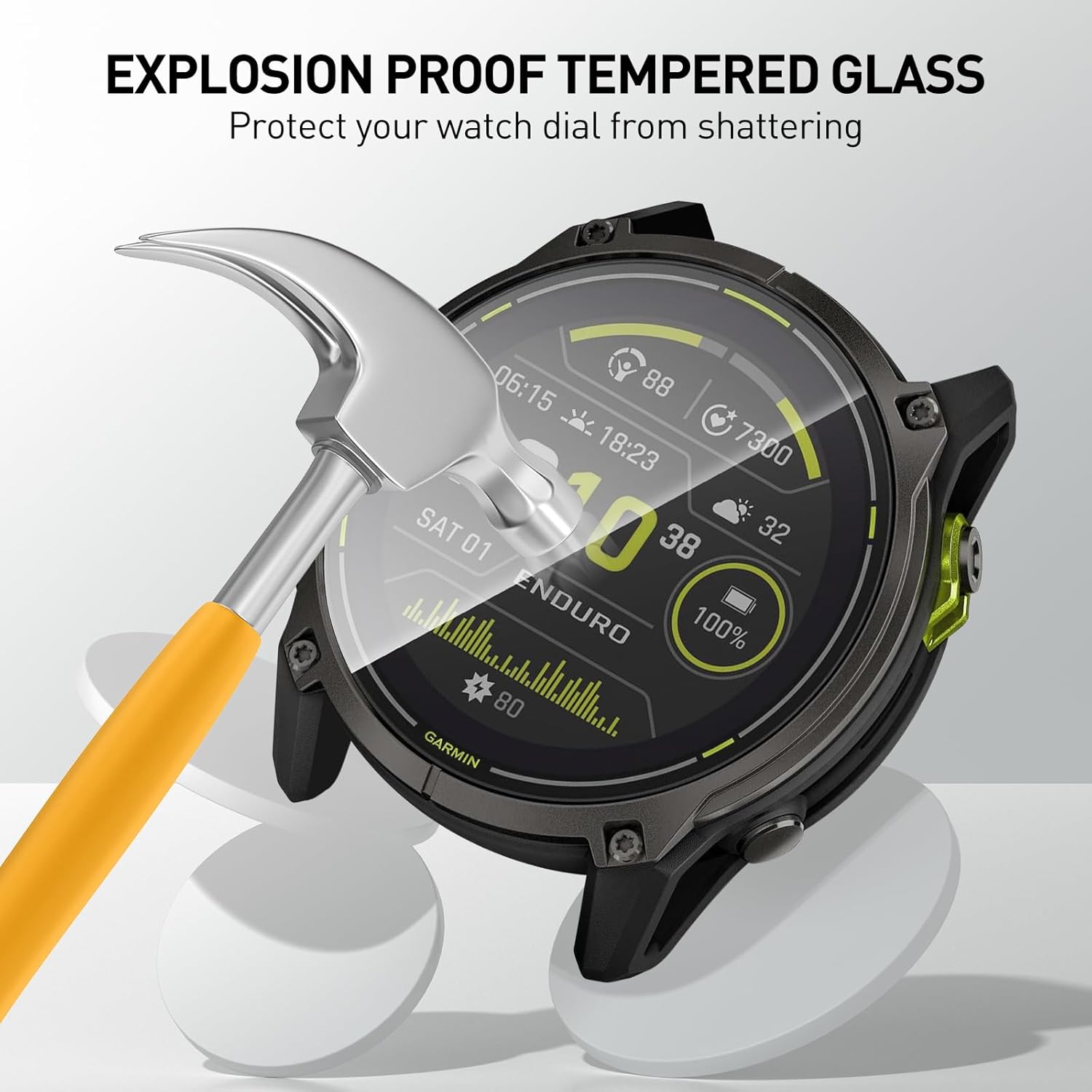 Tempered Glass Films For Garmi - Garmin Smartwatch Accessories 评论和价格