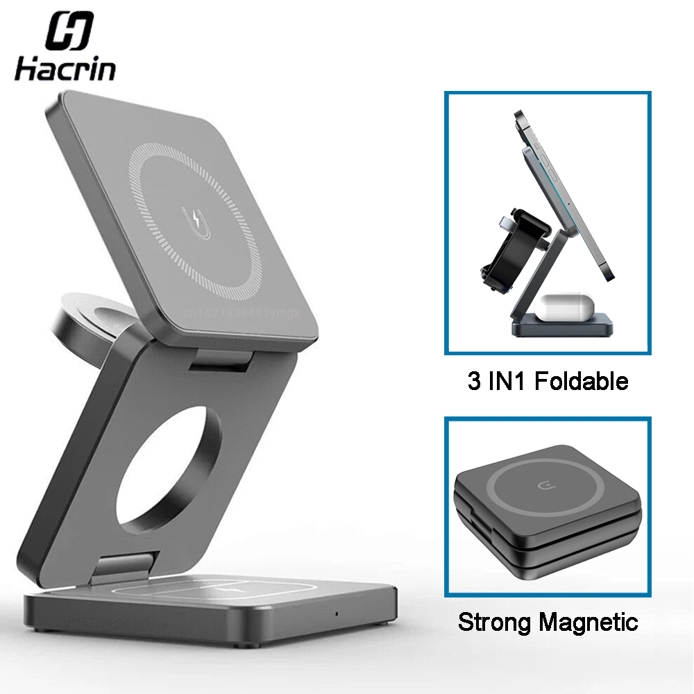 Wireless Charger 3 in 1 Foldab - Smartwatch Ac 评论和价格