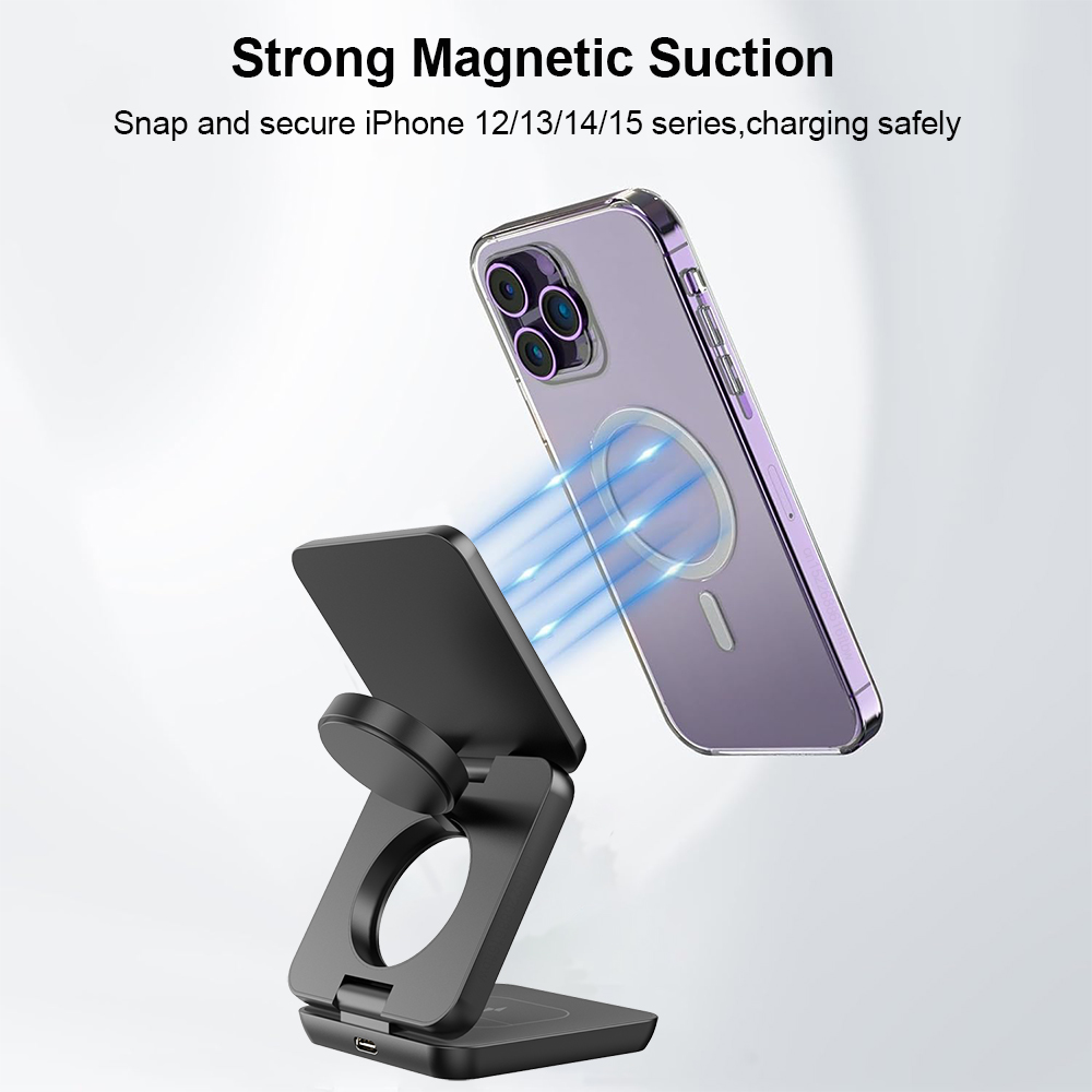 Wireless Charger 3 in 1 Foldab - Smartwatch Ac 评论和价格