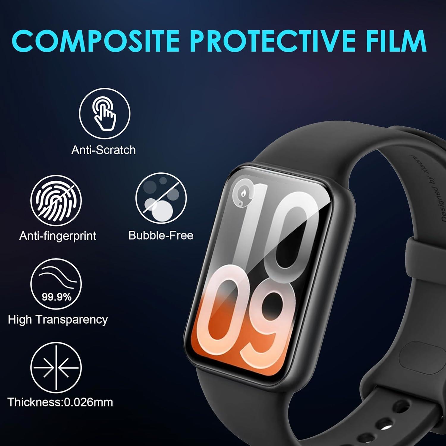 Protective Film For Xiaomi Ban - Smartwatch Band Accessories 评论和价格