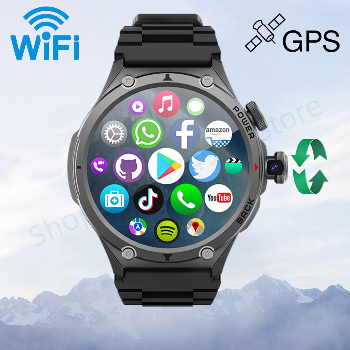 H12 Smartwatch 4G LTE Smart Wa - Smartwatch Store 评论和价格