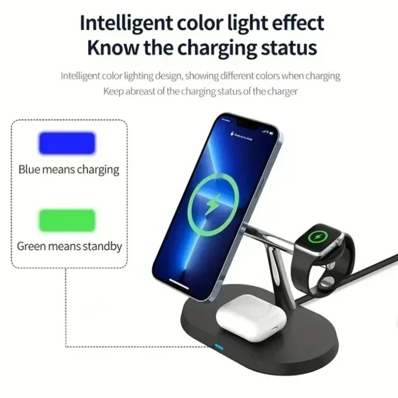3 In 1 Opansten Magnetic Wirel - Smartwatch Ac 评论和价格