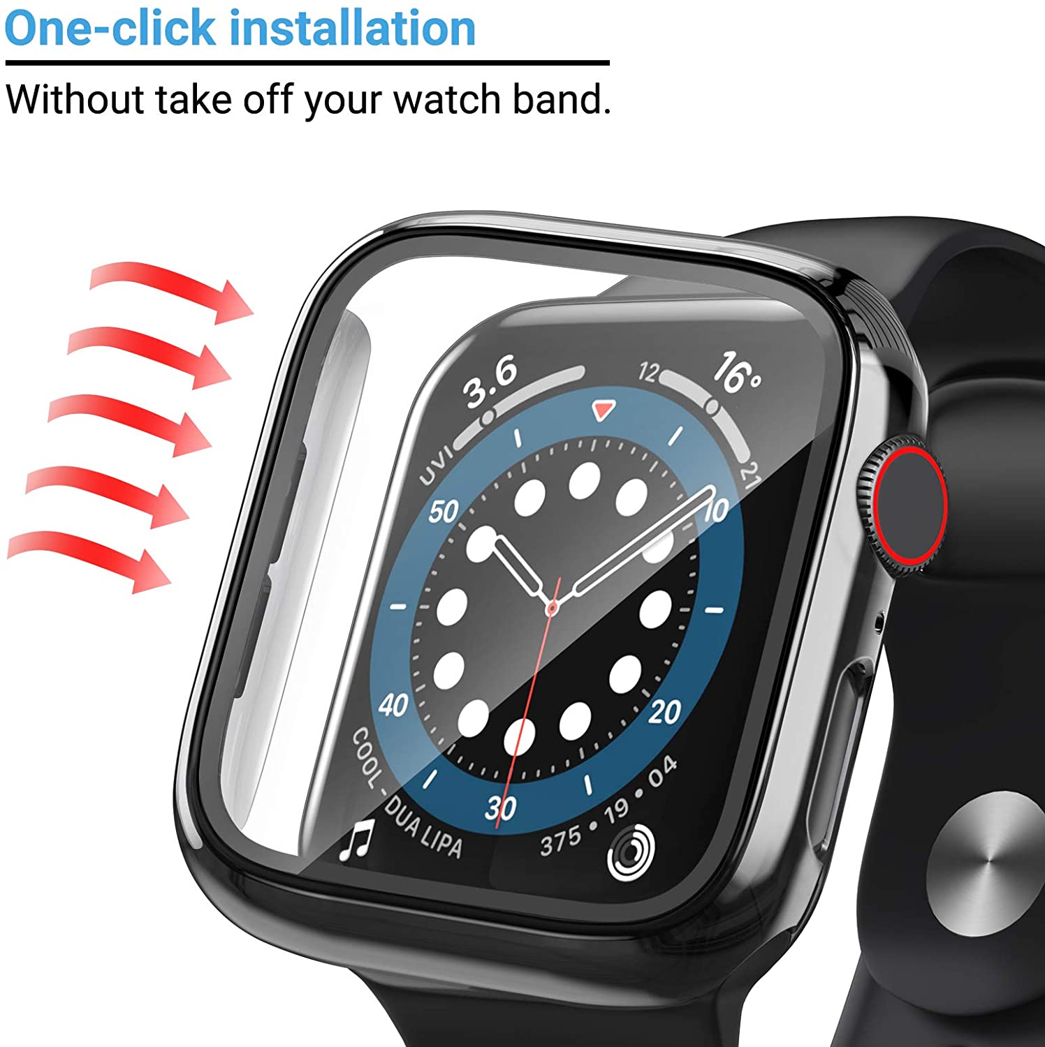 Glass+cover For Apple Watch Ca - Smartwatch Band Accessories 评论和价格