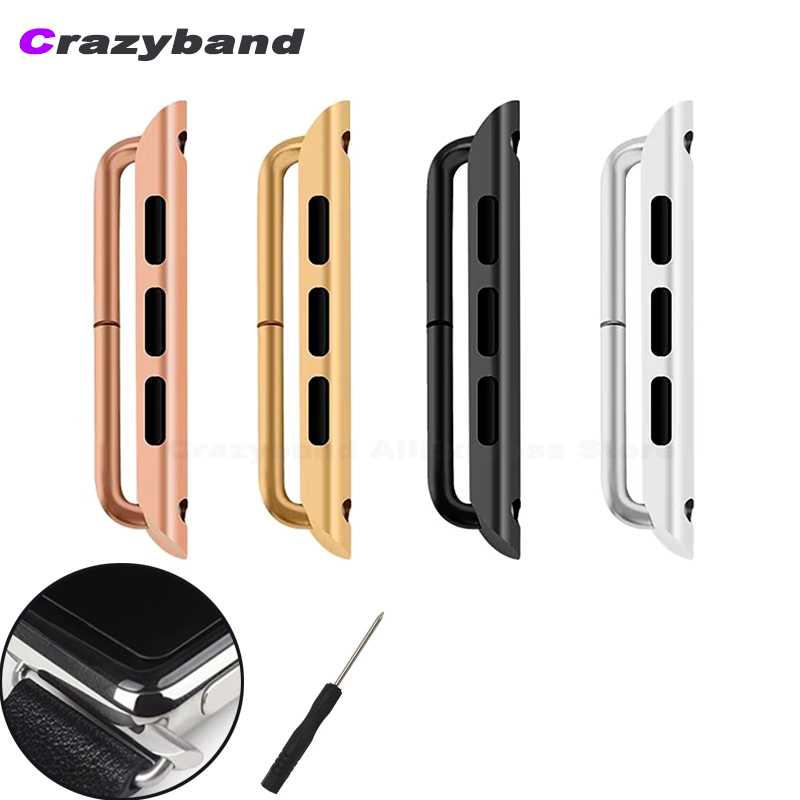 2pcs Stainless Steel Connector - Watch Band Connector 评论和价格