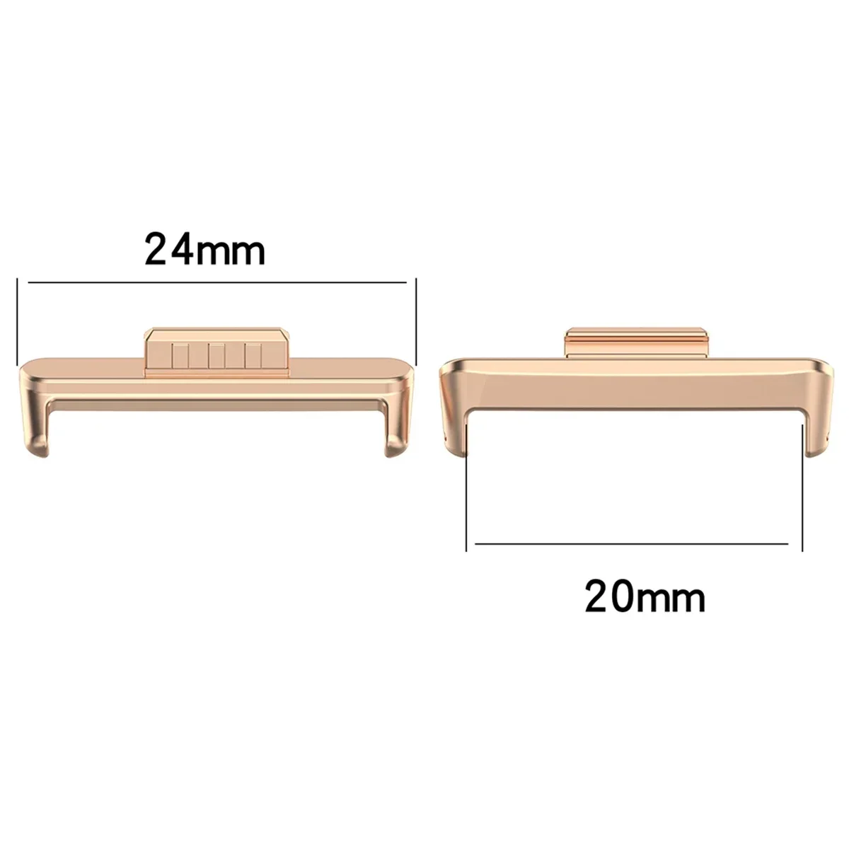20mm 22mm 1Pair Adapter for Hu - Watch Band Connector 评论和价格
