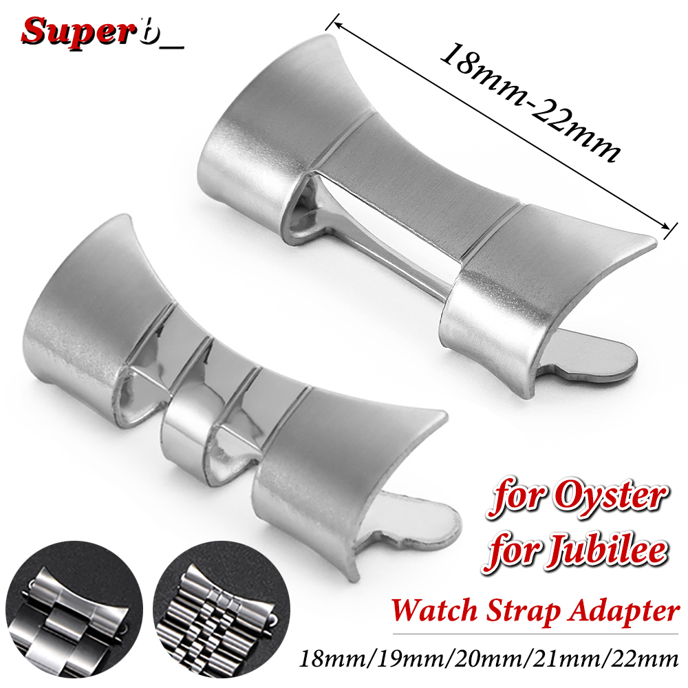 18/19/20/21/22mm Stainless Ste - Watch Band Connector 评论和价格