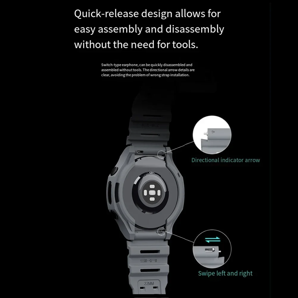 Silicone Straps For Samsung Fo - Android Smartwatch Accessories 评论和价格