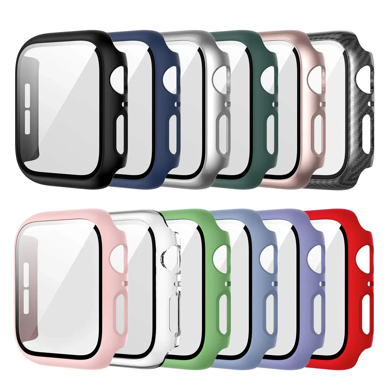Tempered Glass+cover For Apple - Garmin Smartwatch Accessories 评论和价格