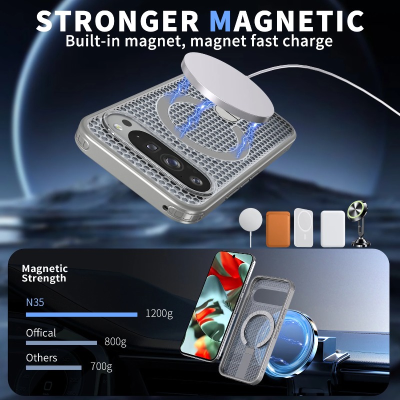 Hybrid Honeycomb Heat Dissipat - Magnetic Charging Stand 评论和价格