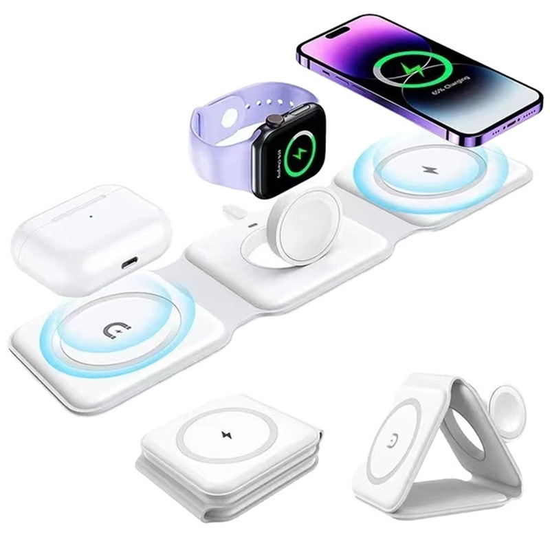 3-in-1 Magnetic Folding Wirele - Smartwatch Ac 评论和价格