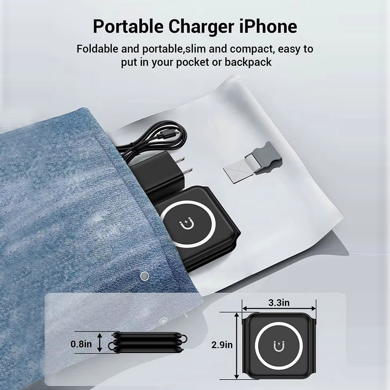 3-in-1 Magnetic Folding Wirele - Smartwatch Ac 评论和价格