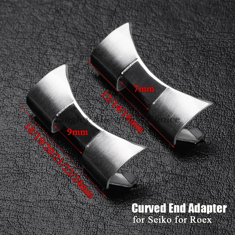 Curved End Link for Seiko SKX0 - Watch Band Connector 评论和价格
