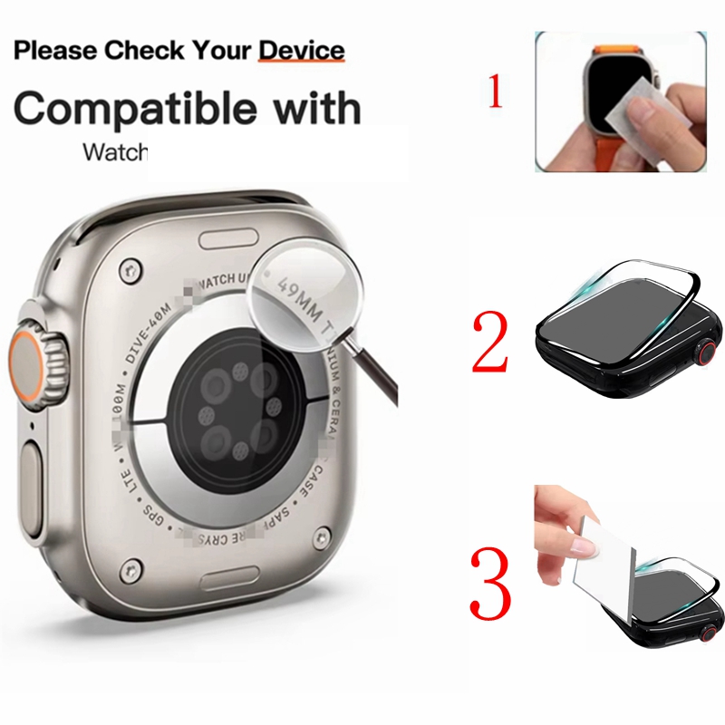 3 Screen Protector+1 Cover for - Smartwatch Band Accessories 评论和价格