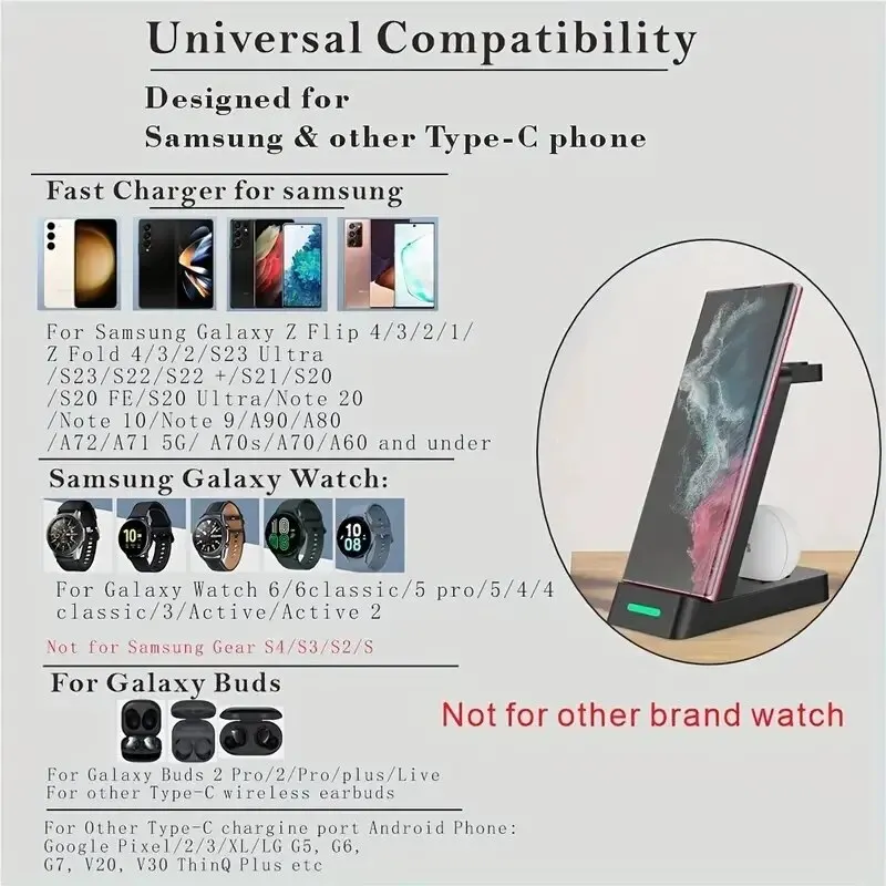 3 In 1 Charging Station for Sa - Smartwatch Ac 评论和价格