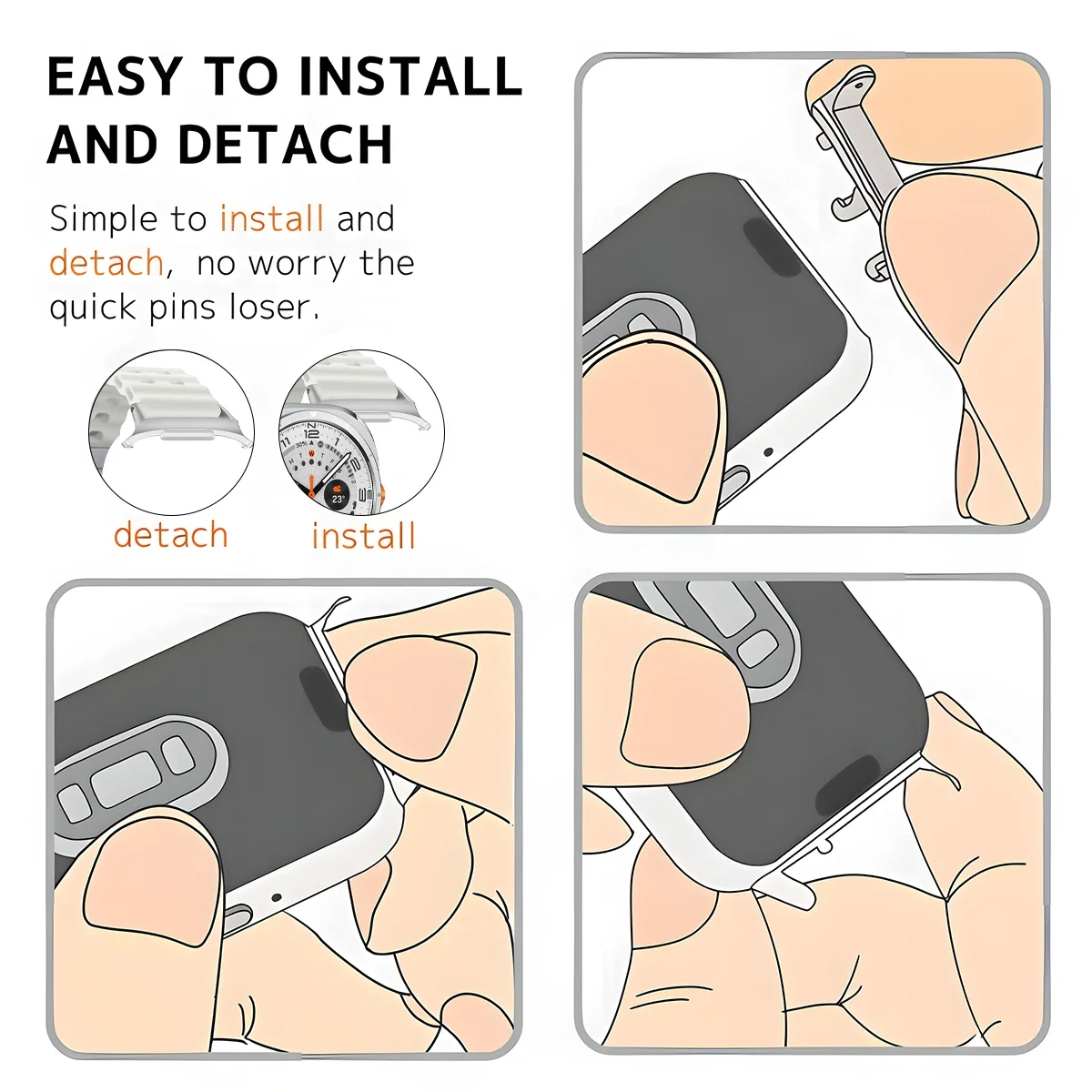2pcs Metal Adapter Watch Band  - Watch Band Connector 评论和价格