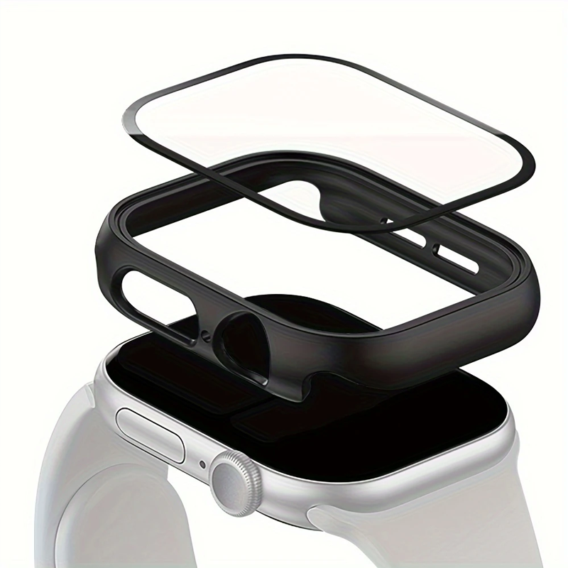 Glass + Case for Apple Watch 4 - Smartwatch Band Accessories 评论和价格