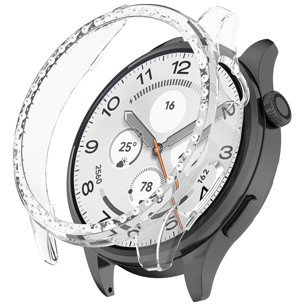 Bling PC Case + Glass Film For - Android Smartwatch Accessories 评论和价格