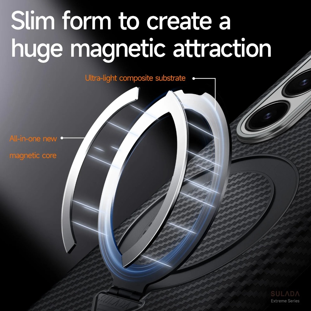 Business Carbon Fibre Magnetic - Magnetic Charging Stand 评论和价格