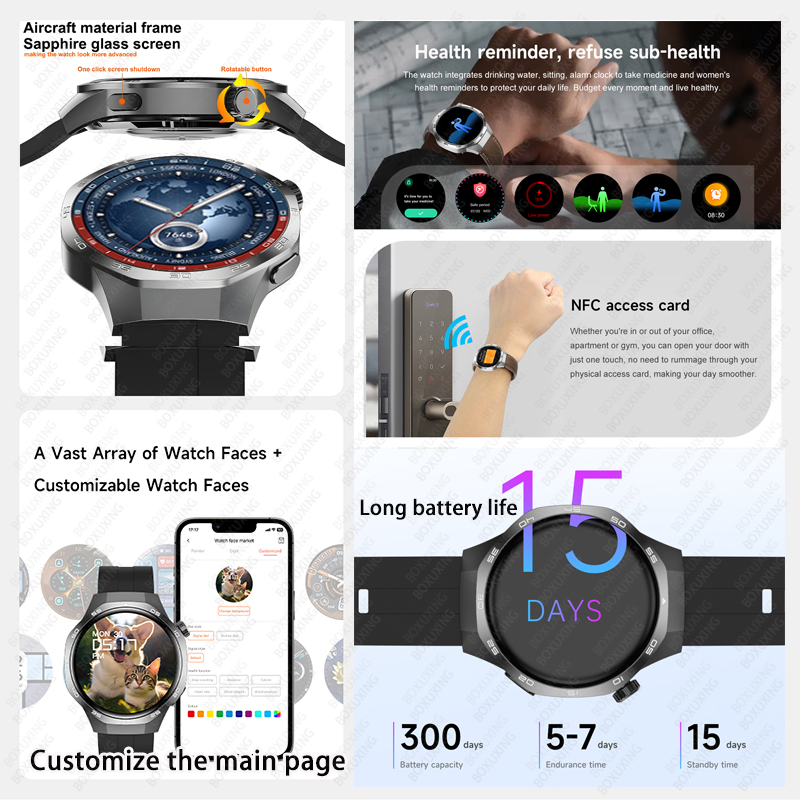 2026 New BOXUXING Watch 5 MAX  - Smartwatch Face 评论和价格