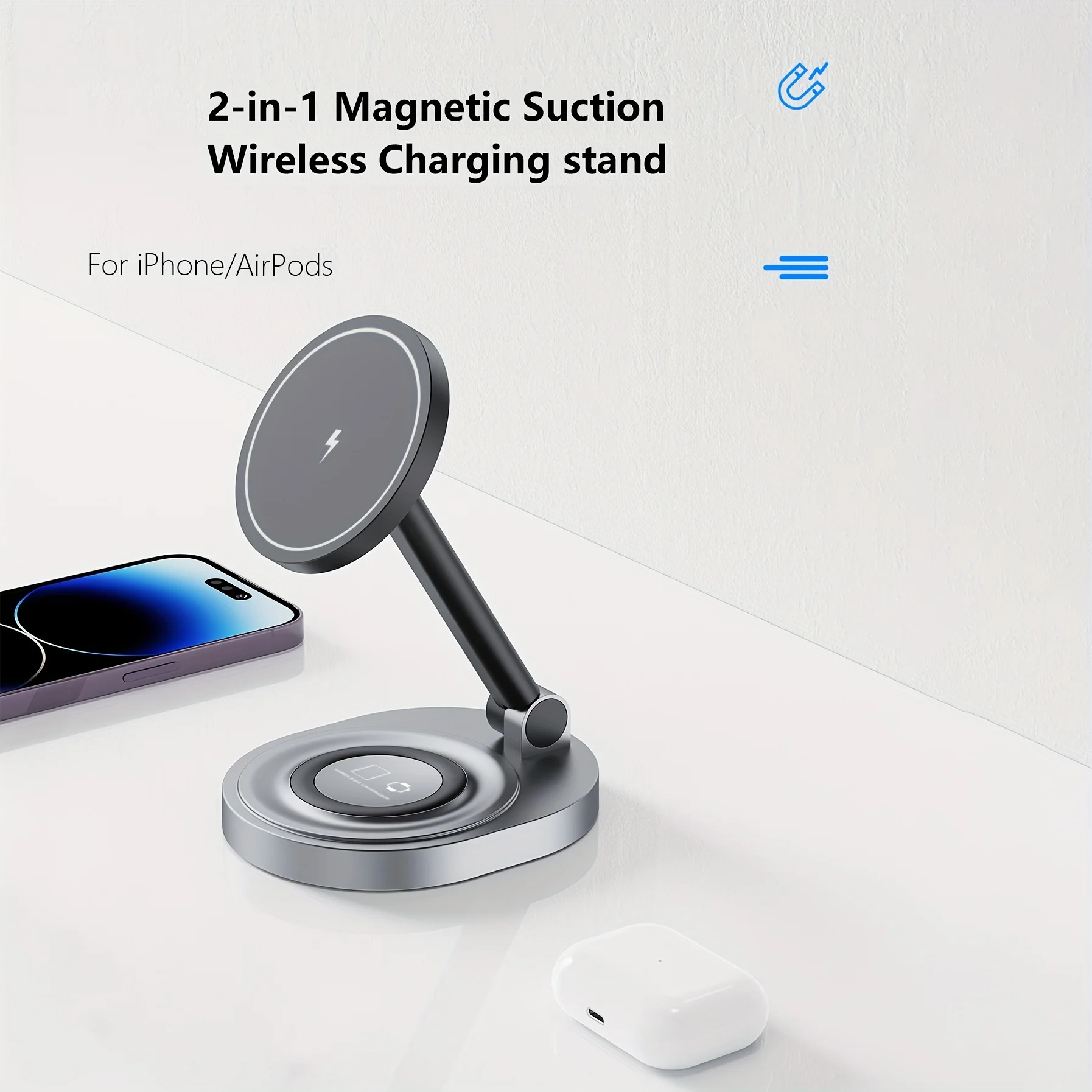 2 In 1 Magnetic Wireless Charg - Smartwatch Ac 评论和价格