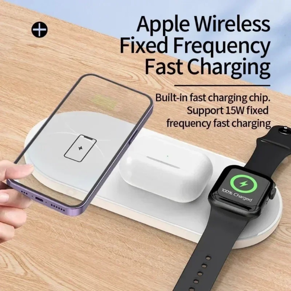 3-in-1 Wireless Charging Pad F - Smartwatch Ac 评论和价格
