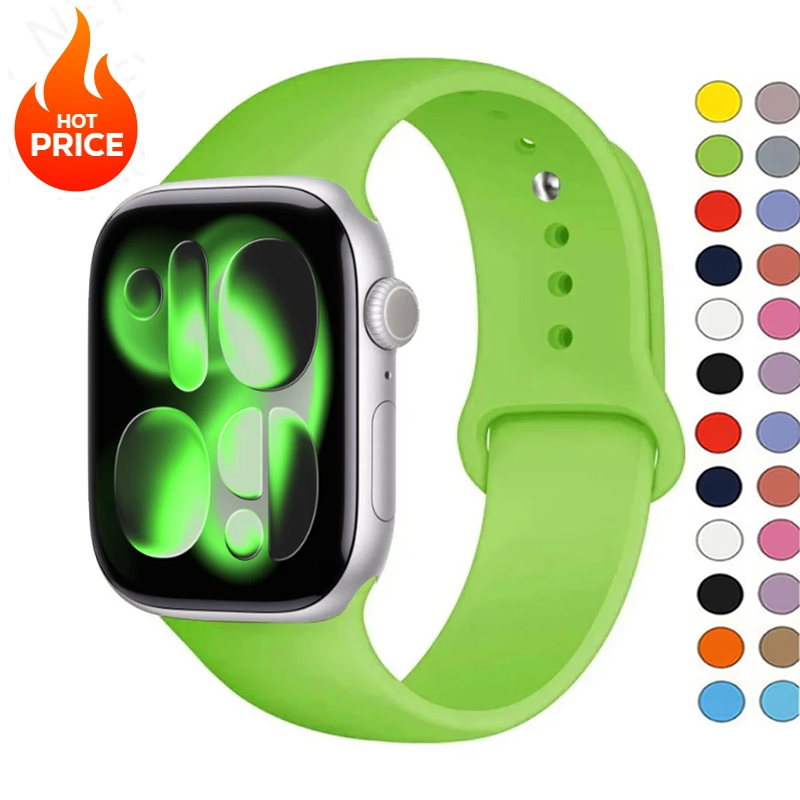 Silicone Band For Apple Watch  - Smart Watch Accessories 评论和价格