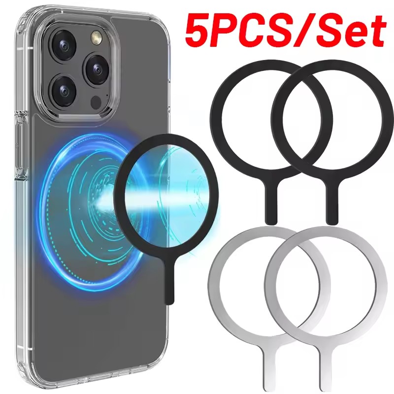 5-1pcs Sticker Ring For Magsaf - Magnetic Charging Stand 评论和价格