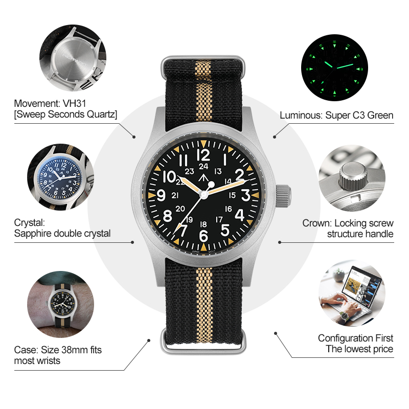 Militado ML05 Vintage Watch VH - Smartwatch Nexus 评论和价格