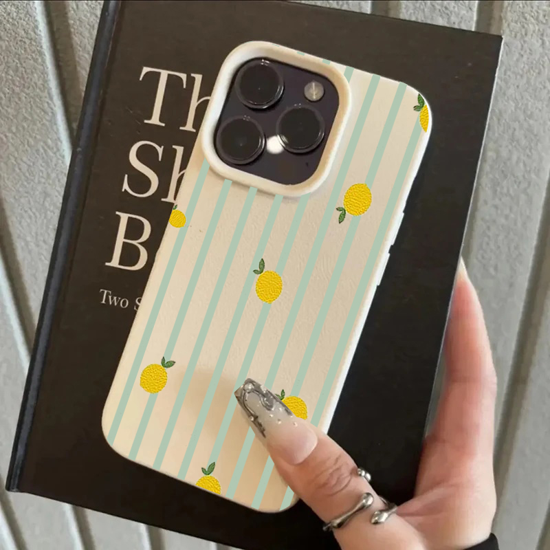 Shockproof Cute Lemon Pattern  - Apple Iphone 15 评论和价格