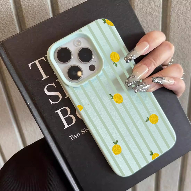 Shockproof Cute Lemon Pattern  - Apple Iphone 15 评论和价格