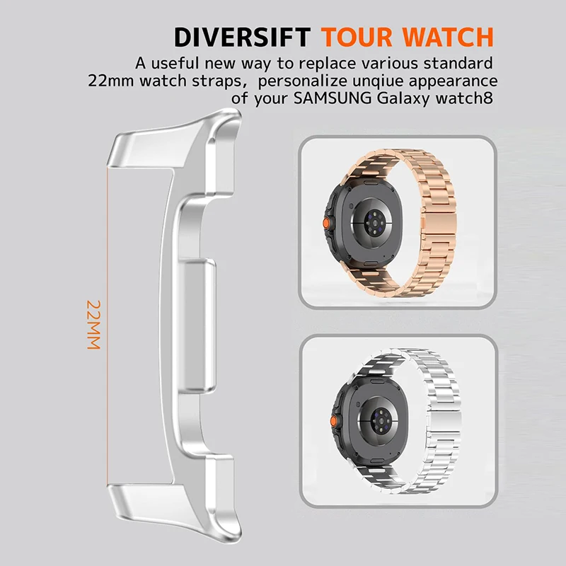 22mm WatchBand Connector for s - Smartwatch Band Accessories 评论和价格