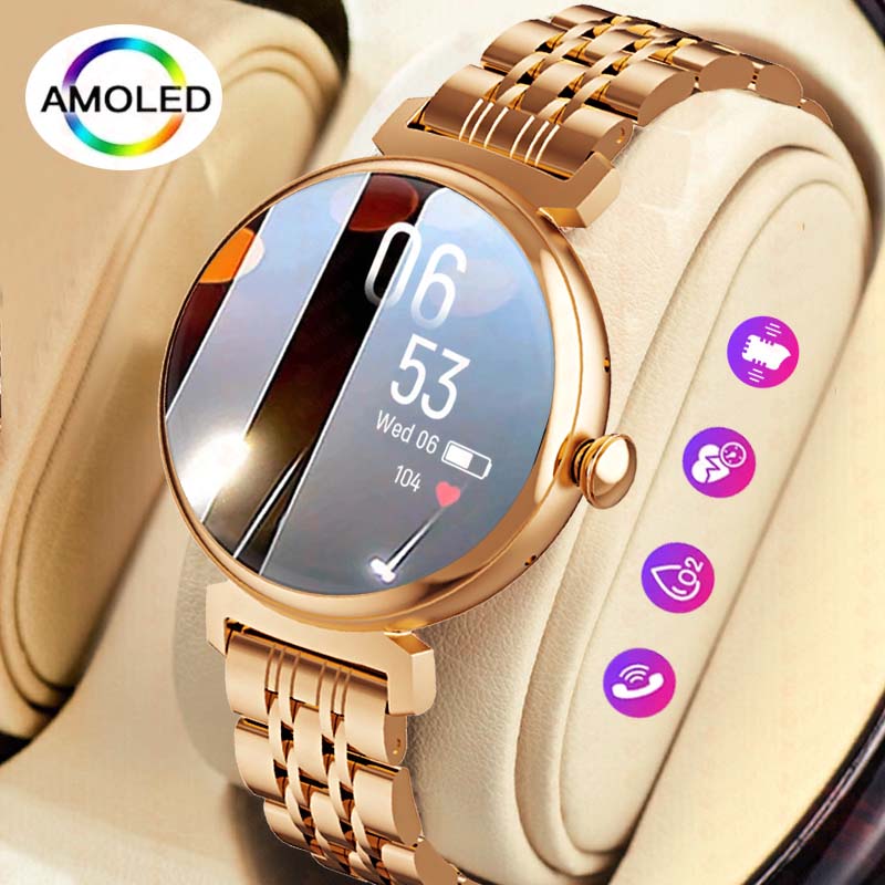 1.04 inch AMOLED Screen Fashio - Smartwatch Face 评论和价格