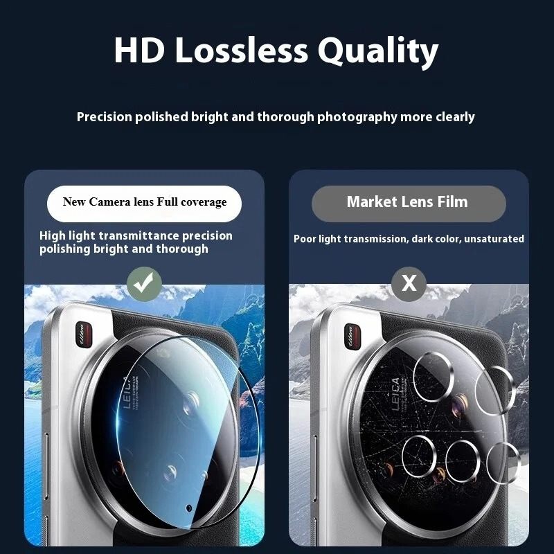 3Pcs Full Glue Camera Lens Tem - Vivo X200 评论和价格