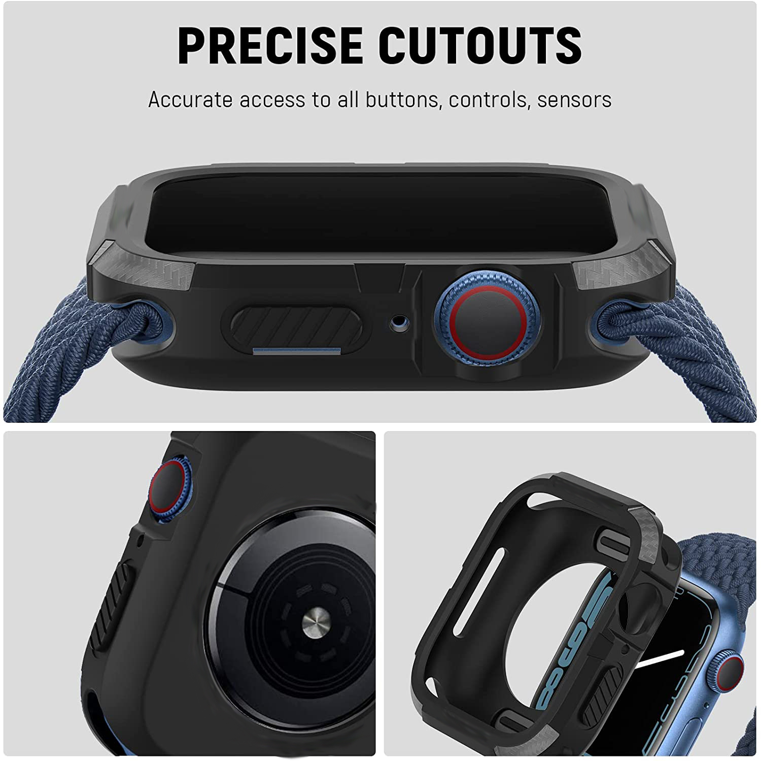 Rugged Cover for Apple Watch C - Smartwatch Band Accessories 评论和价格